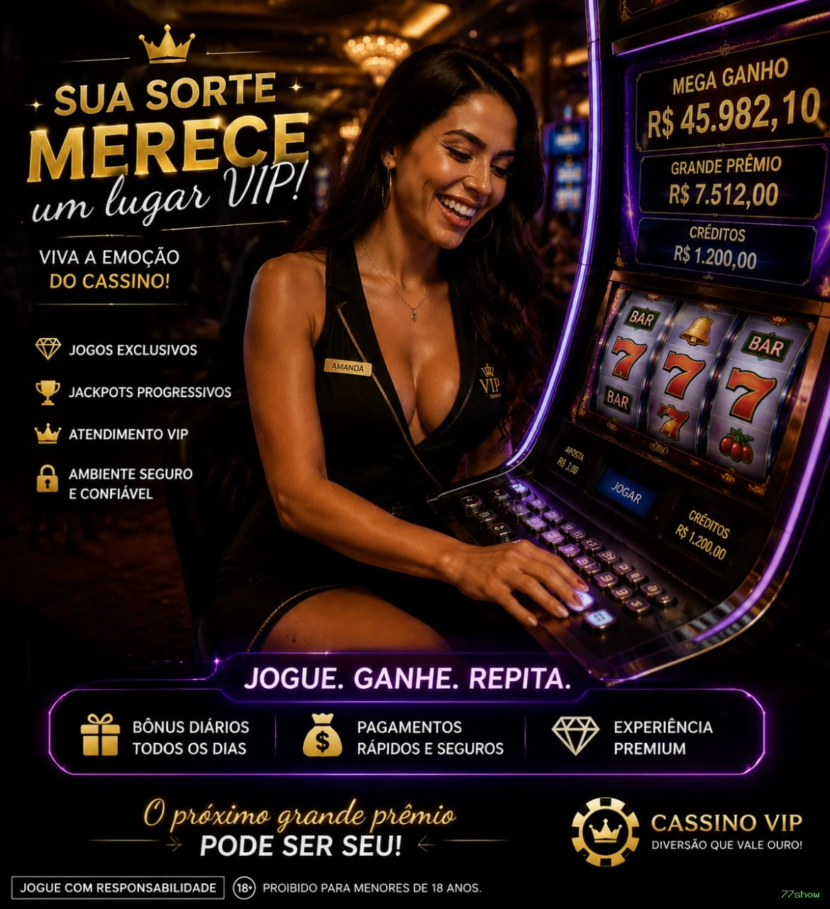 Cashback Semanal 77show